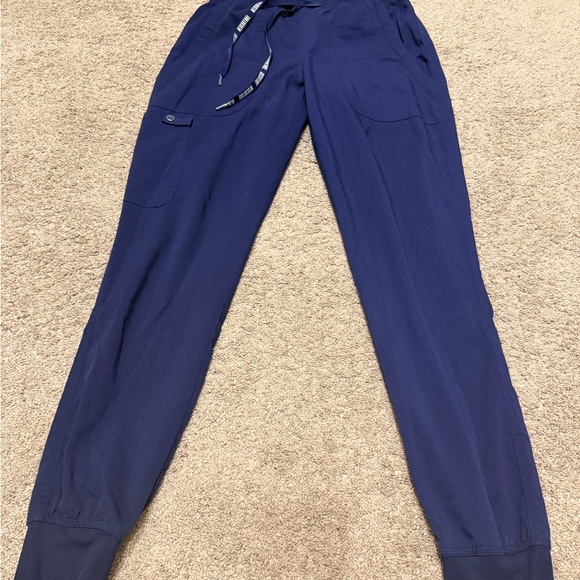 Med Couture Pants - Med Couture Navy Blue Joggers Size S-Tall